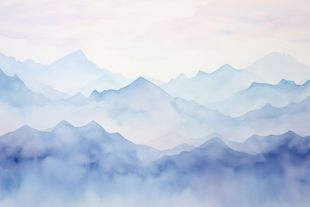 Mountain backgrounds landscape painting.