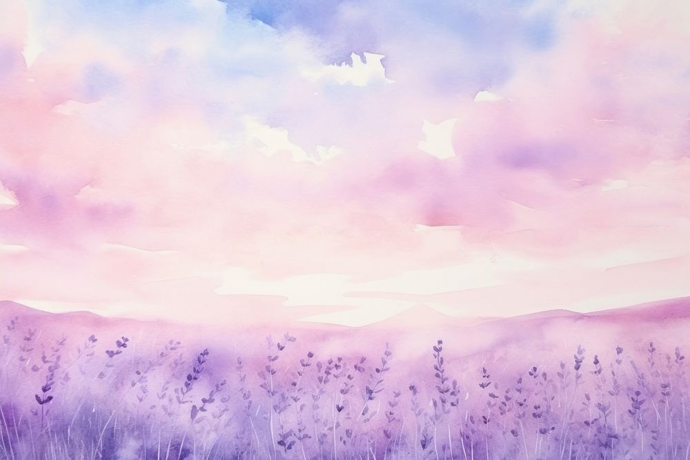 Sky backgrounds landscape lavender.