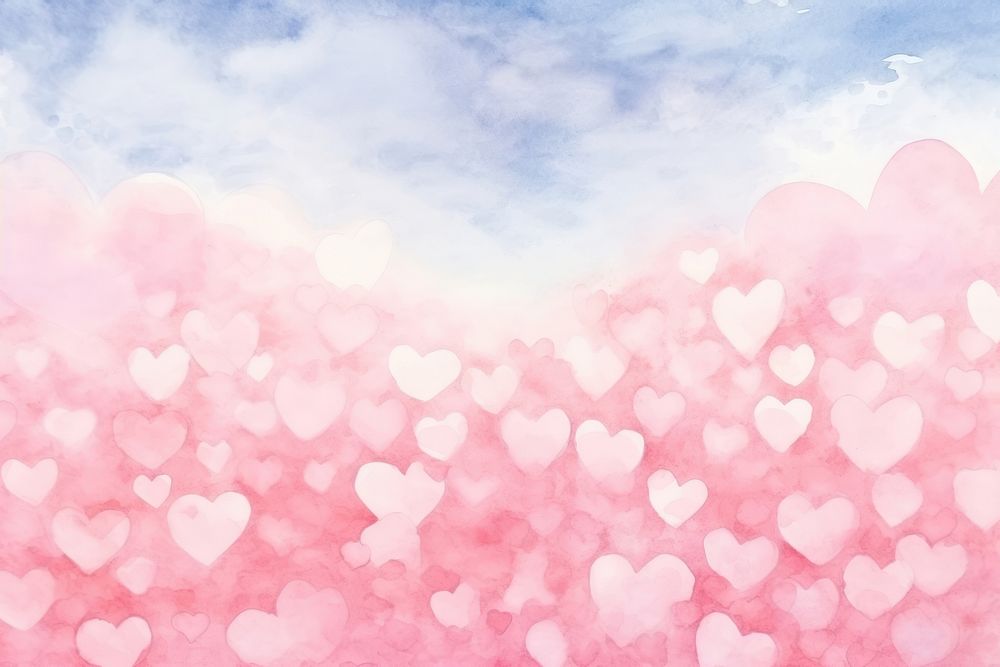 Pastel sky heart field backgrounds outdoors nature.