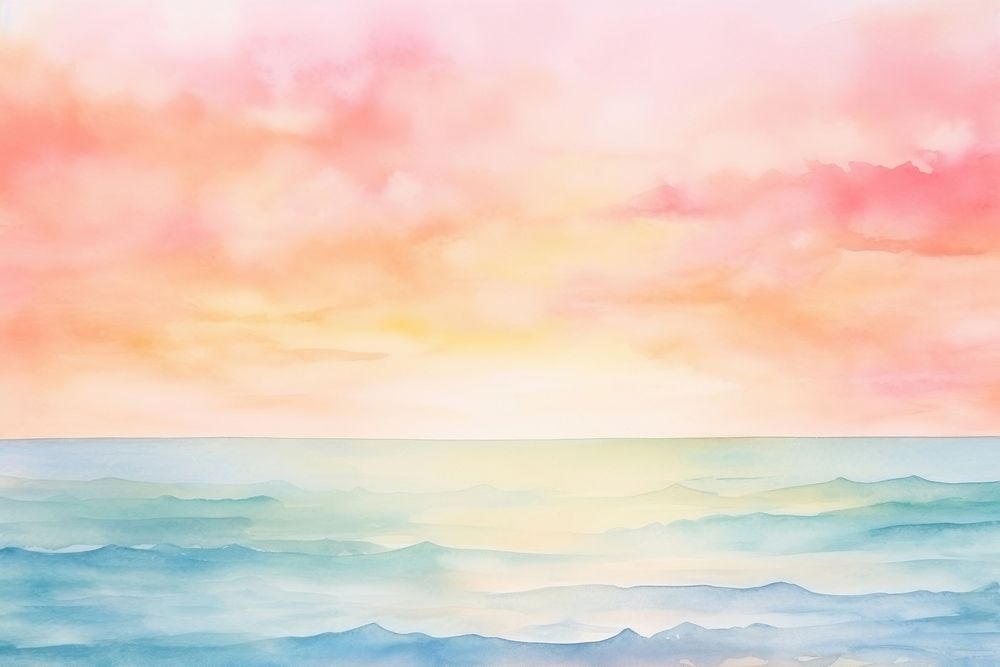 Sea backgrounds painting outdoors.