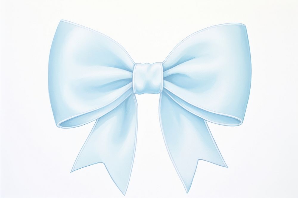 Ribbon ribbon blue bow.