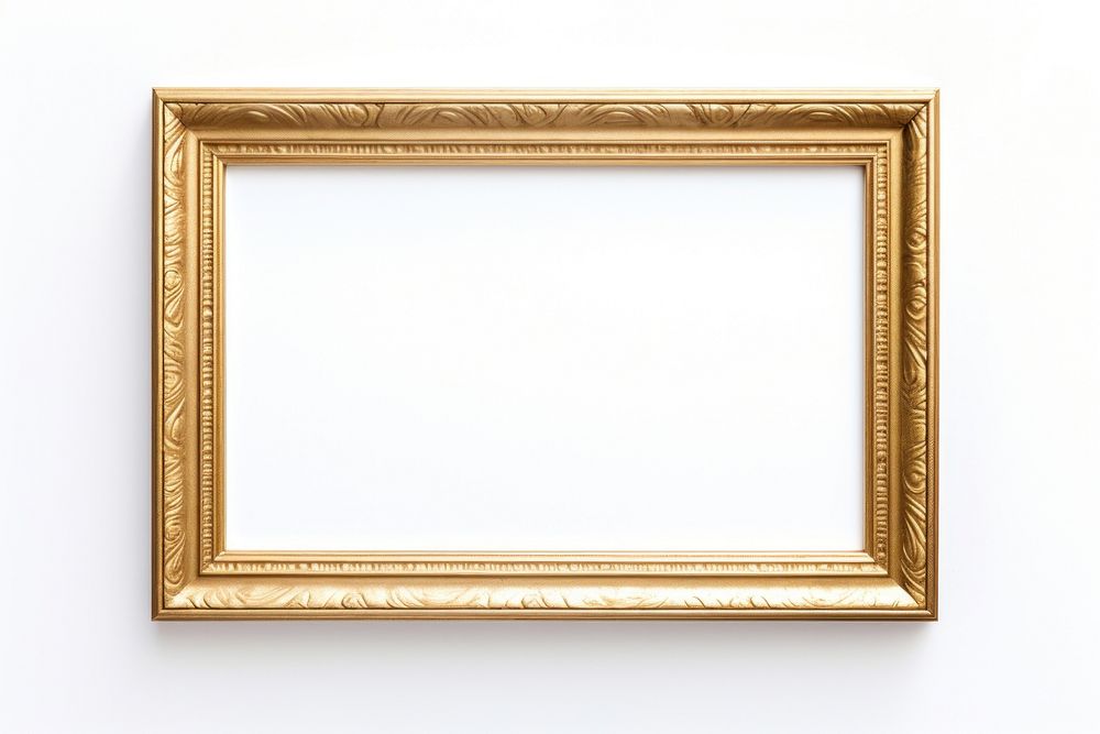 Minimal modern gold backgrounds frame white background.