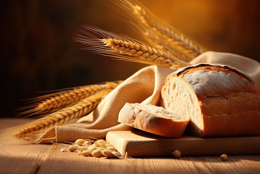 Wheat and bread food freshness hordeum.