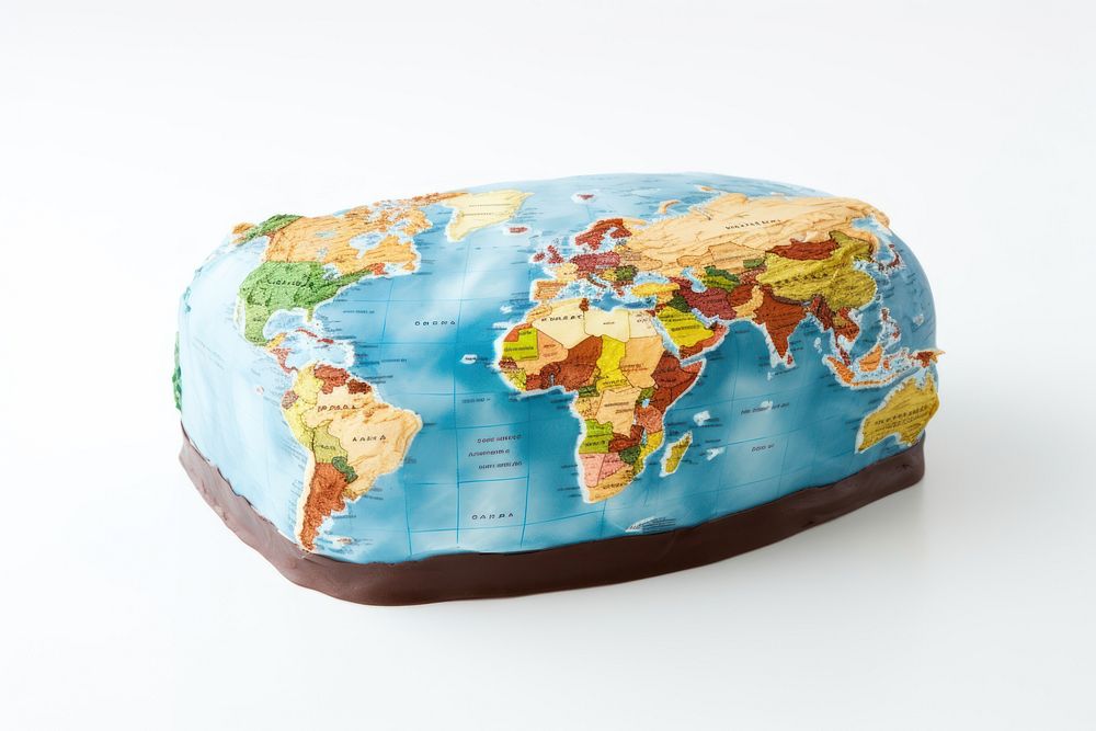 World map white background topography furniture.