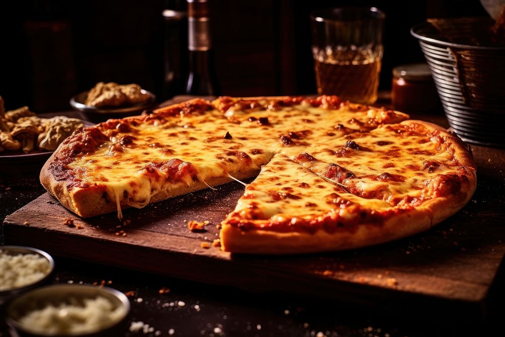 Italian food pizza cheese zwiebelkuchen.