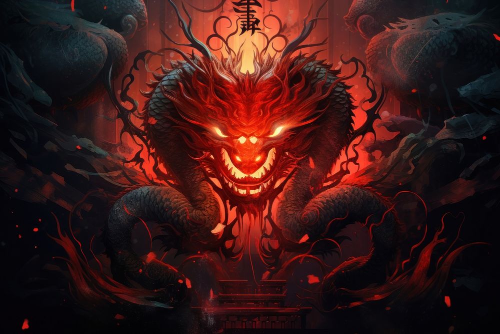 Chinese New Year dragon chinese new year representation.