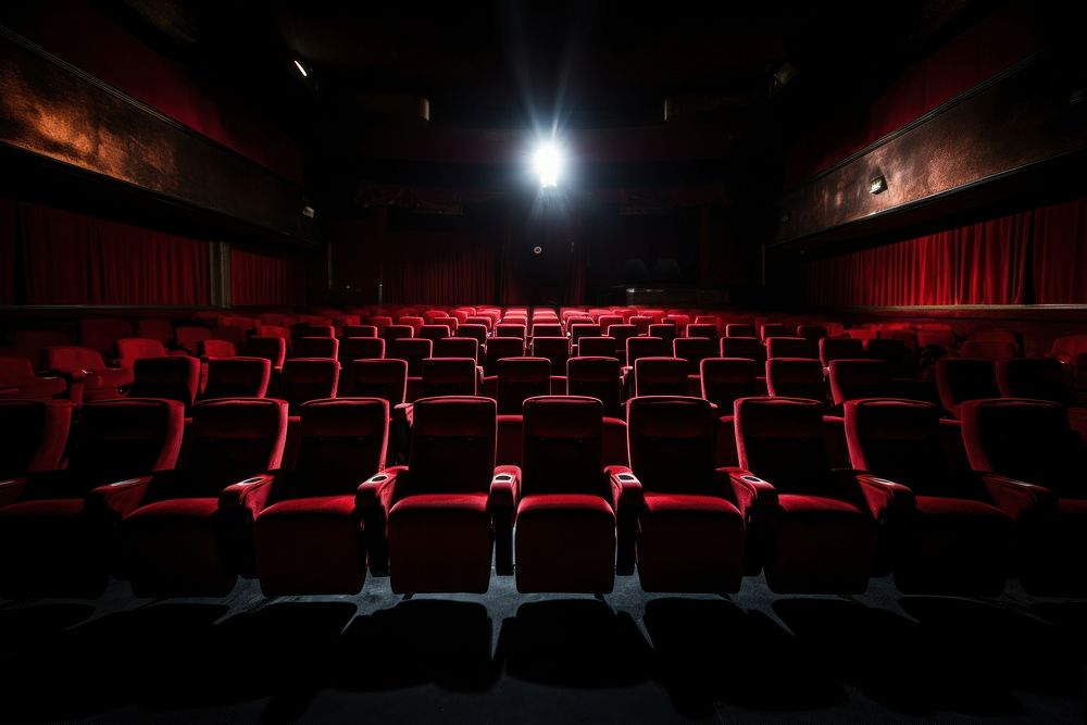 Movie auditorium theater cinema.