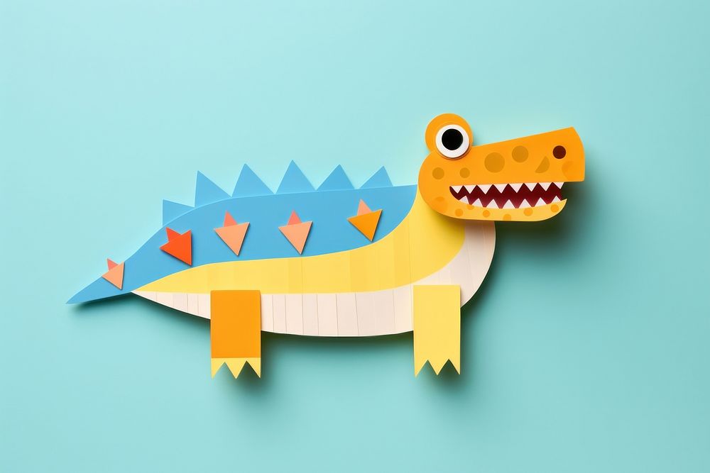 Art alligator animal representation.