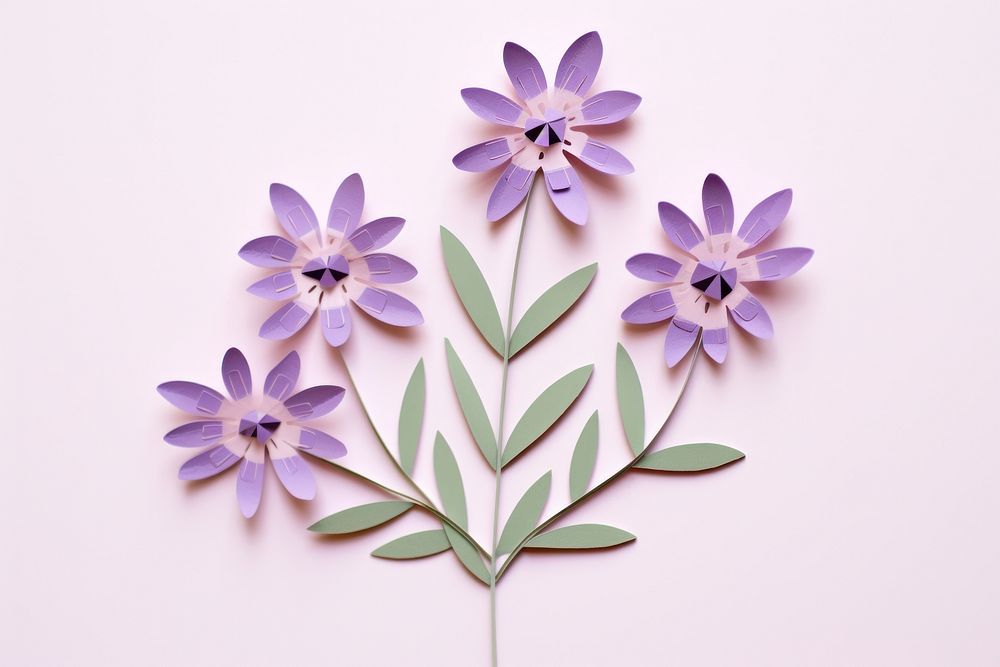 Art flower purple petal.