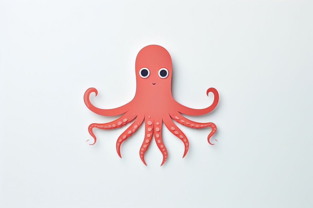 Octopus animal anthropomorphic representation.