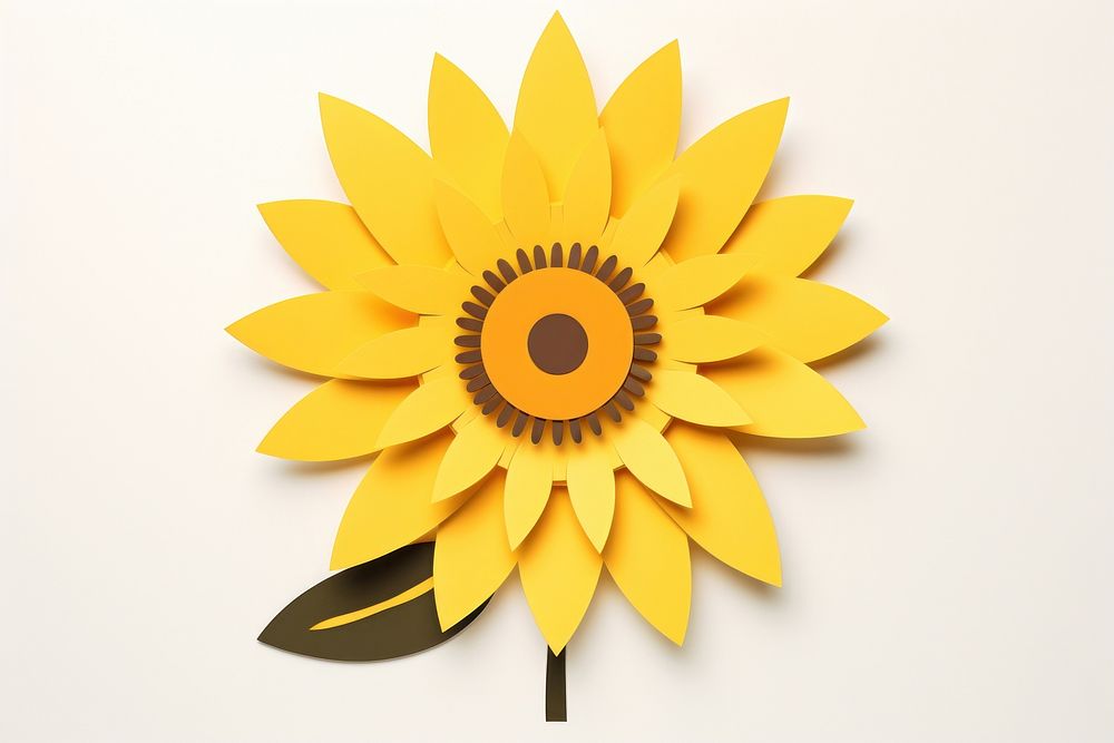 Flower sunflower plant art.