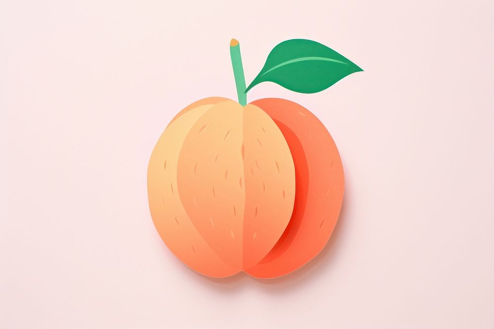 Apricot peach fruit plant.