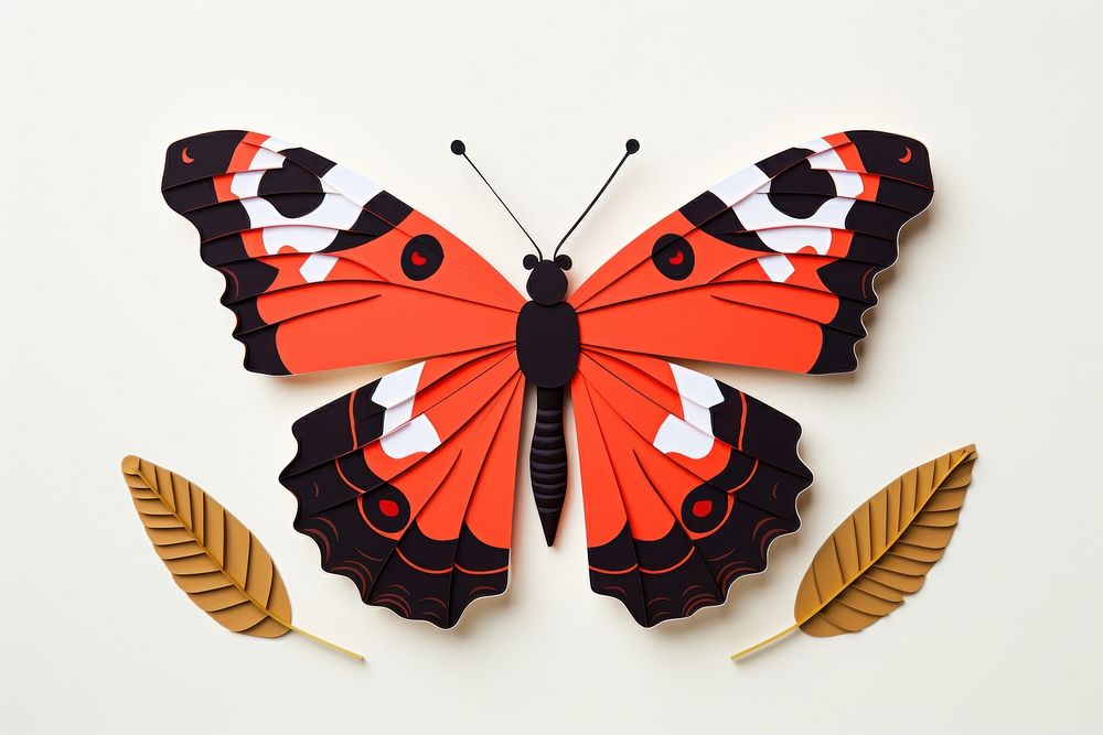 Butterfly insect animal art.