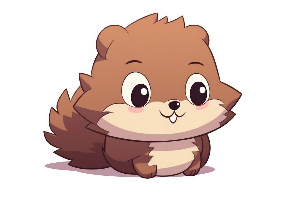 Hedgehog cartoon style animal drawing mammal.