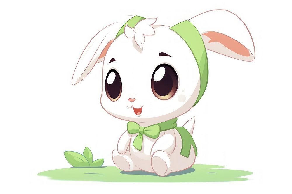 Rabbitcartoon style drawing animal cute.