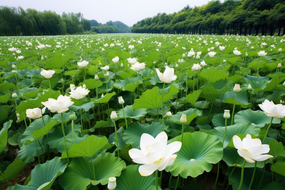 Lotus flower agriculture outdoors blossom.