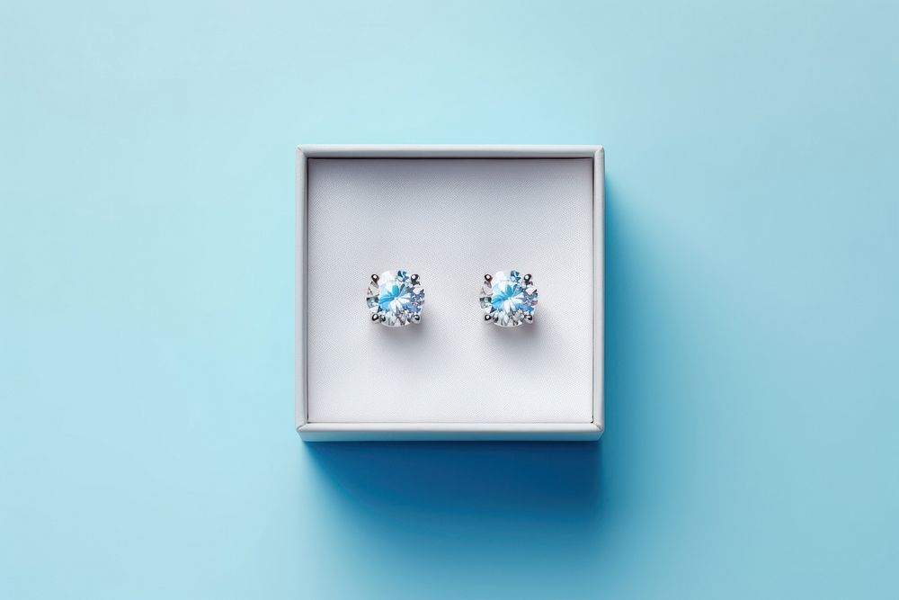 Earring turquoise gemstone jewelry.