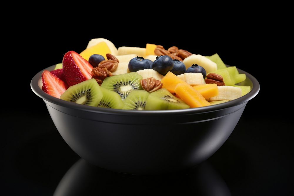 Healthy bowl food antioxidant strawberry.