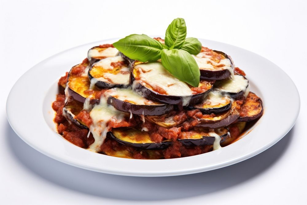 Italian food vegetable plate meal.