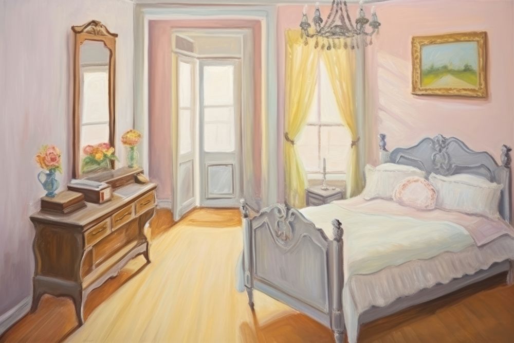 Bedroom painting bedroom furniture.