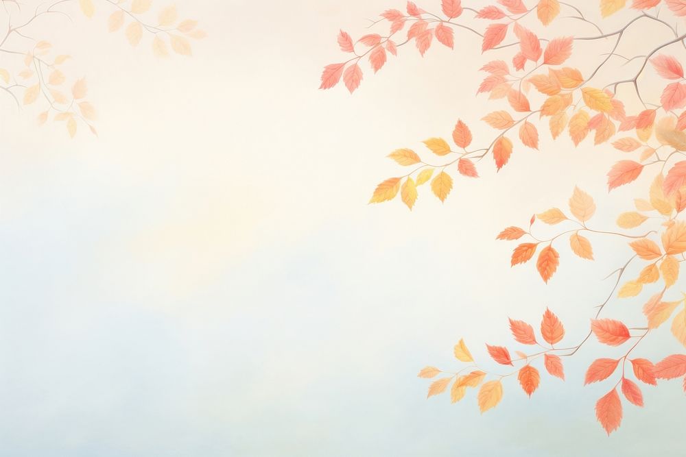 Autumn leaves autumn backgrounds painting.
