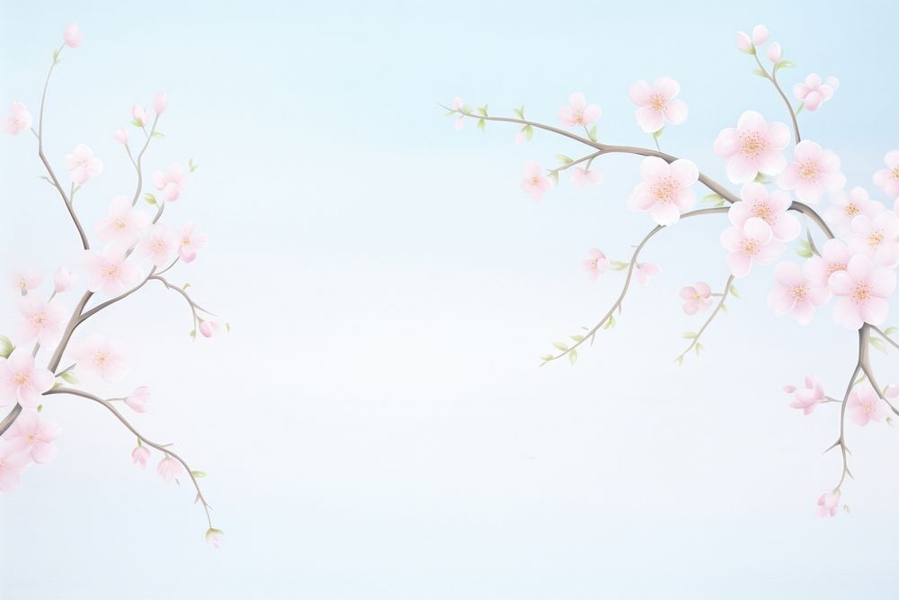 Cherry blossom backgrounds outdoors flower.