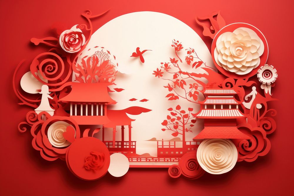Chinese new year celebration art chinese new year creativity.