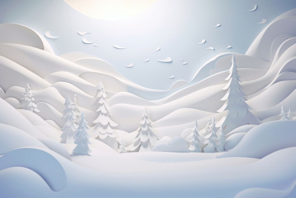 A snow winter landscape with drifts of snow backgrounds nature ice.