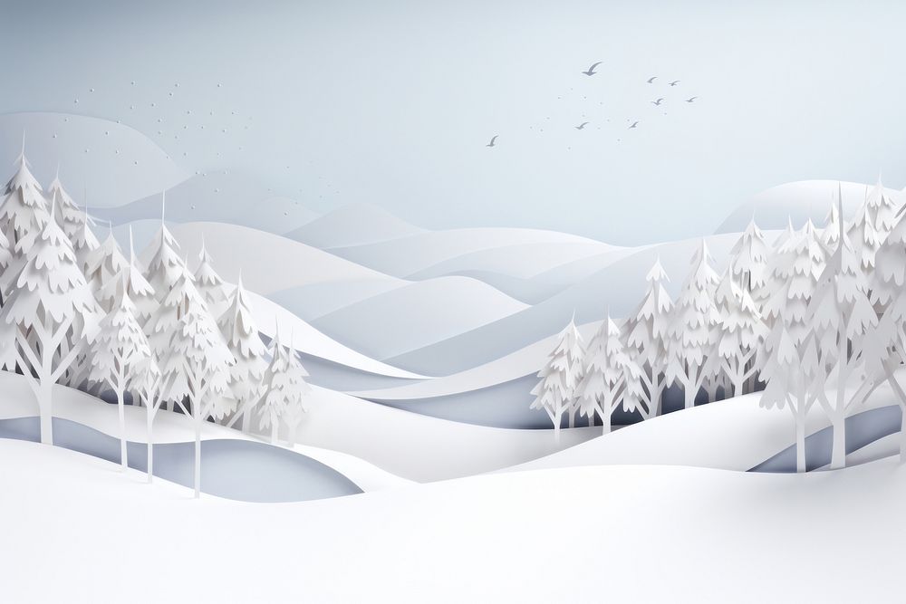 A snow winter landscape with drifts of snow outdoors nature plant.