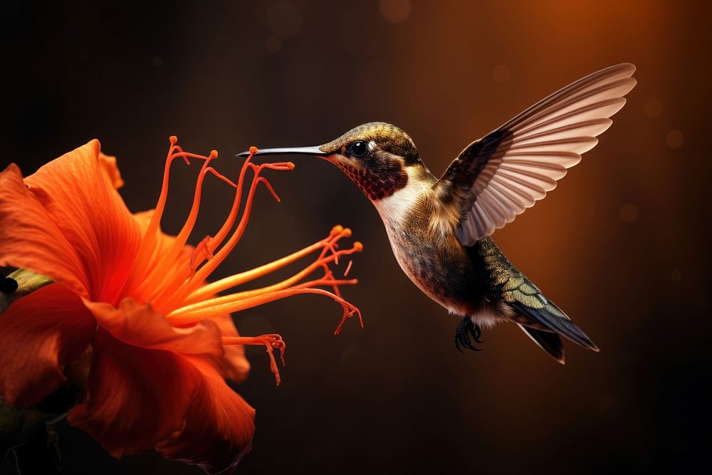 Humming bird hummingbird wildlife animal.
