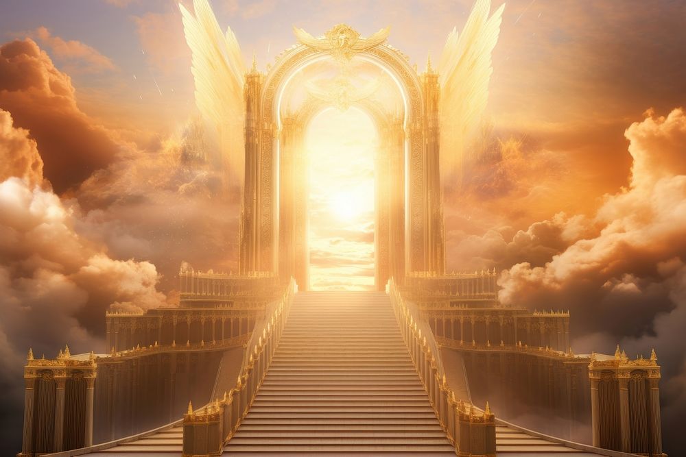 Golden Gates of Heaven outdoors nature gold.
