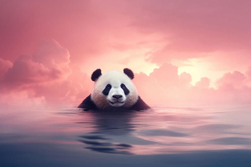 Photography of panda wildlife outdoors animal.