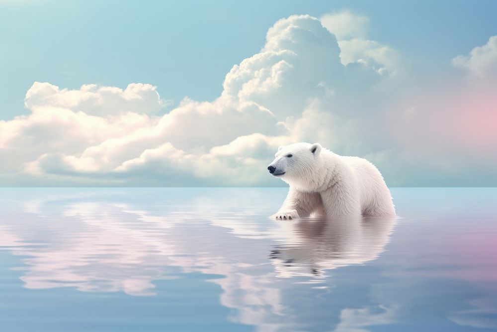 Photography of polar bear wildlife outdoors animal.