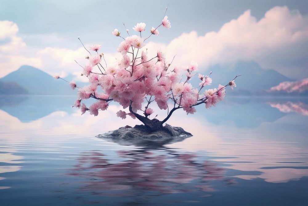 Photography of sakura landscape outdoors blossom.