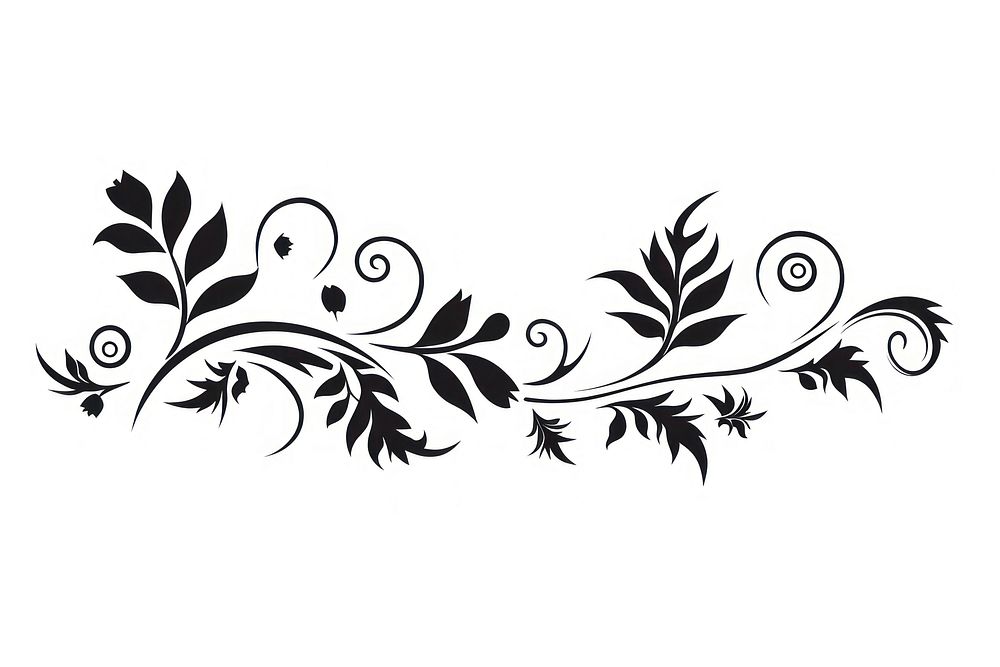 Divider graphic of winter graphics pattern white.
