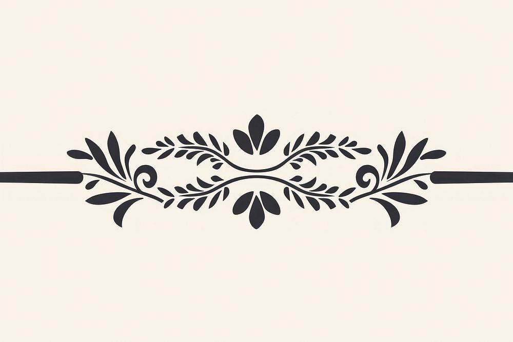 Divider graphic of ribbon graphics pattern line.