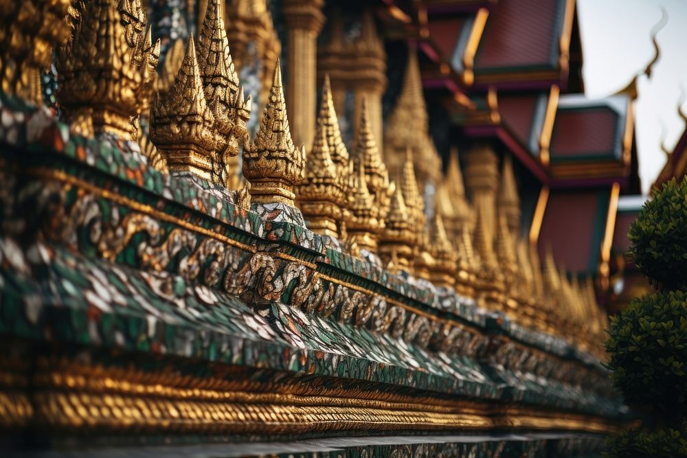 Wat Pho architecture building temple.