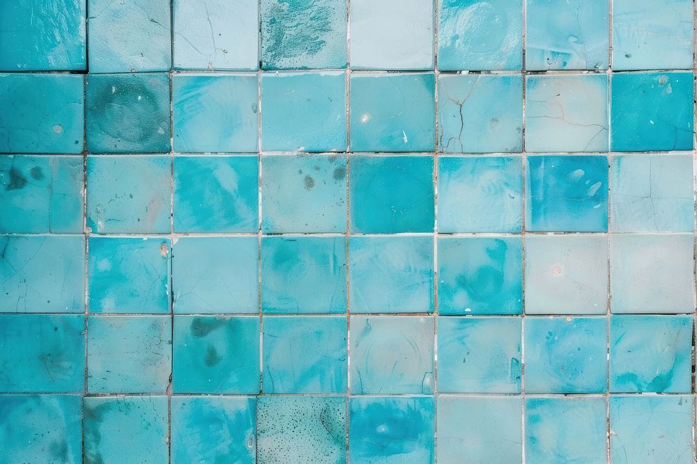 Tiles turquoise pattern backgrounds floor repetition.