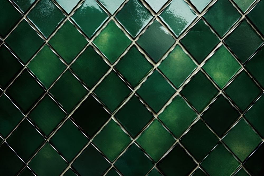 Tiles dark green pattern backgrounds architecture repetition.