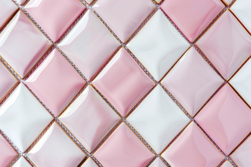 Tiles light pink pattern backgrounds accessories repetition.