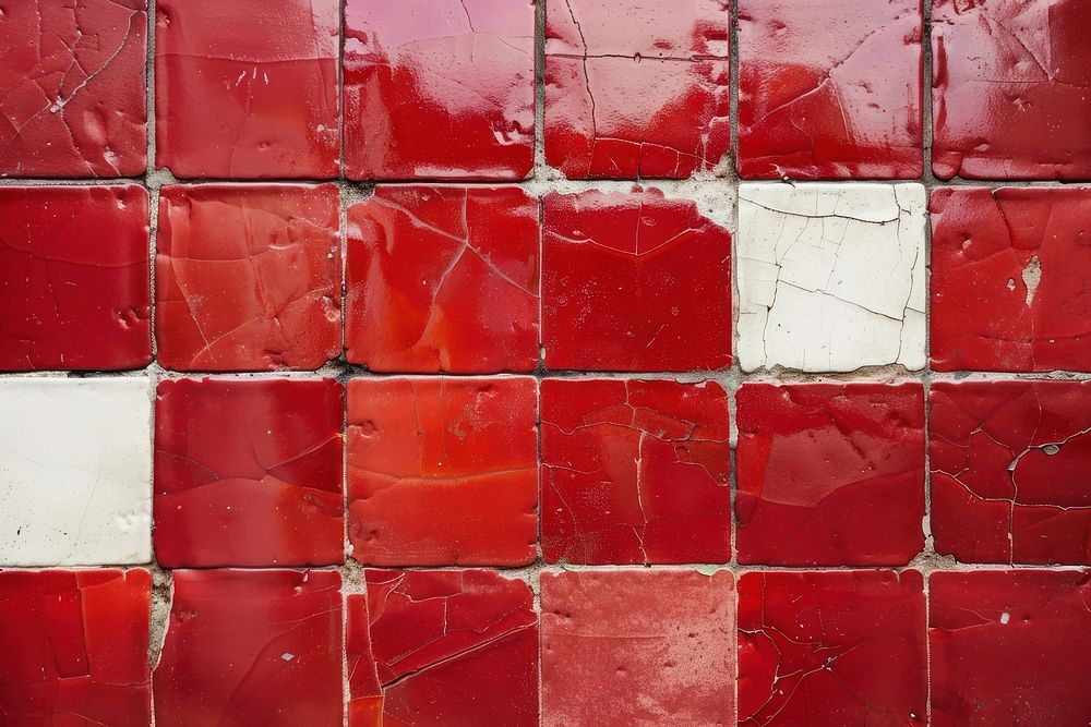 Tiles red pattern architecture backgrounds wall.