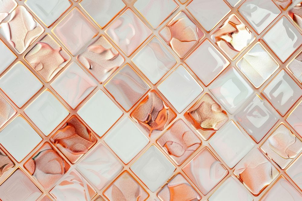 Tiles rose gold pattern backgrounds repetition medication.