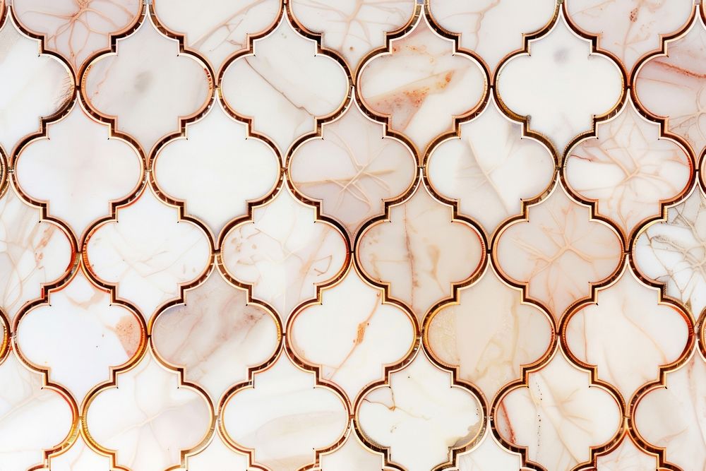 Tiles rose gold pattern backgrounds architecture repetition.