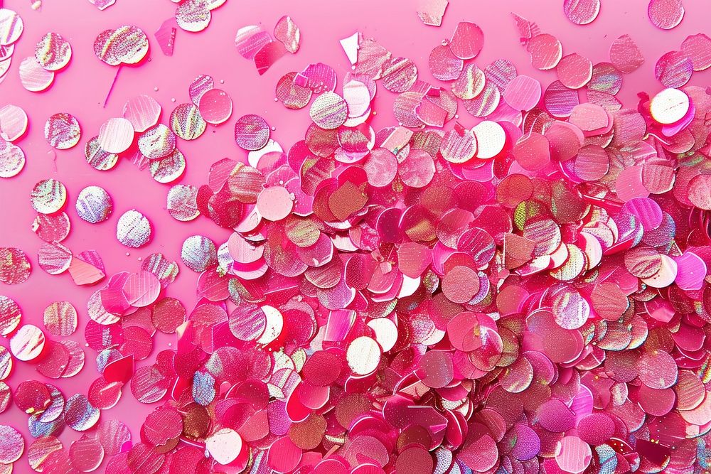 Pink confetti backgrounds petal.