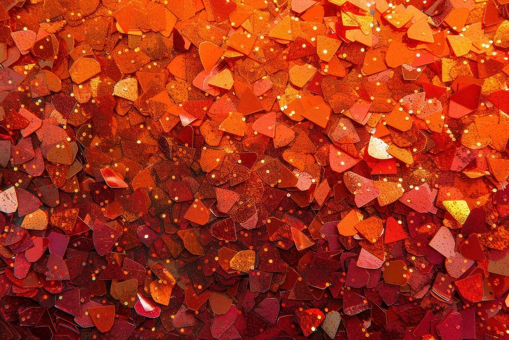 Red orange backgrounds confetti glitter.