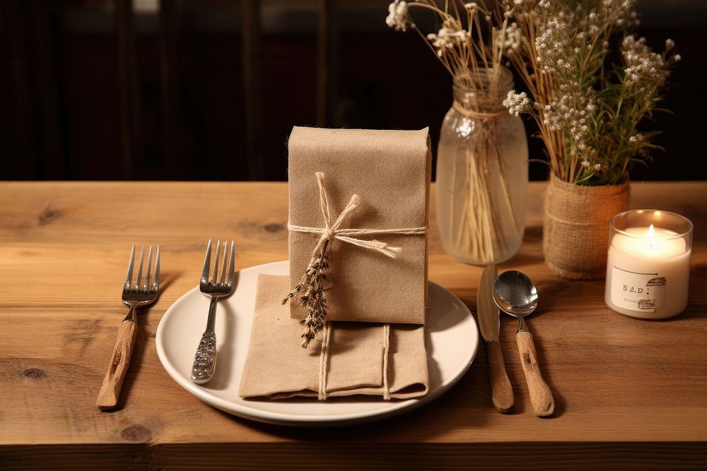 Eco-friendly package table furniture napkin.