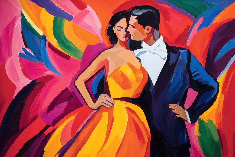 Wedding painting backgrounds adult.