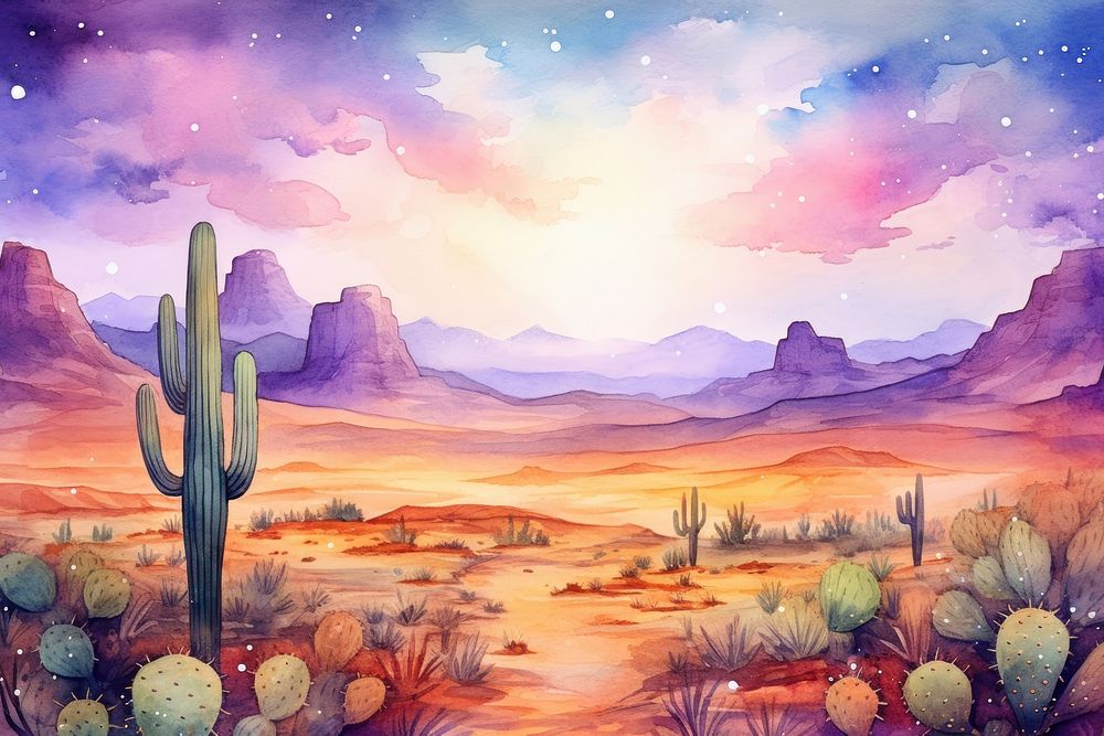 Galaxy of Desert desert landscape outdoors.