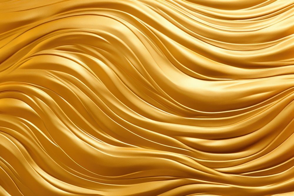 Gold wavy surface silk backgrounds abstract.