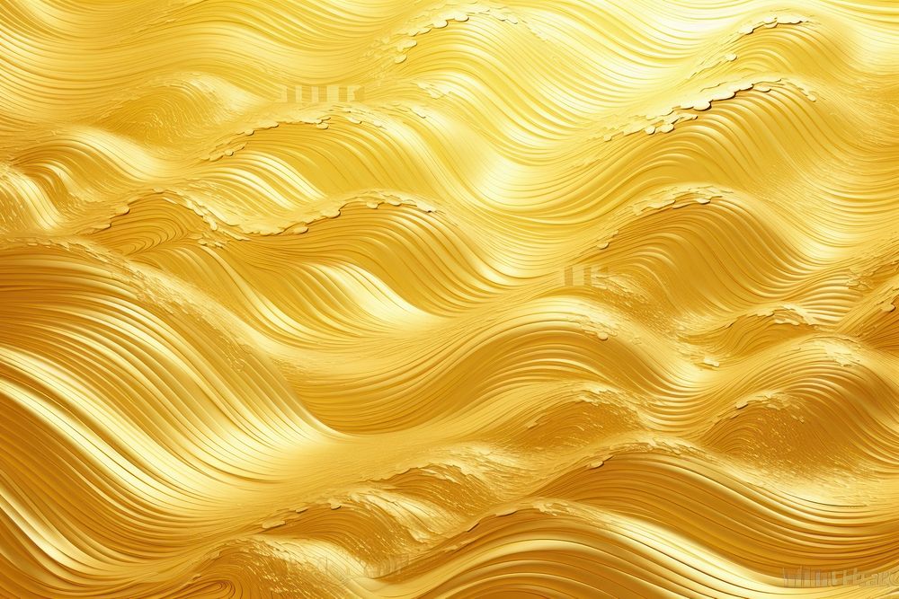 Golden wave backgrounds abstract pattern.